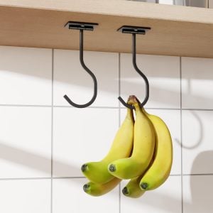 hooks inside cabinet doors for kitchen organization ideas