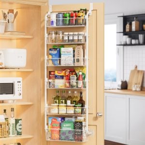 over-the-door organizers for pantry organization and storage ideas